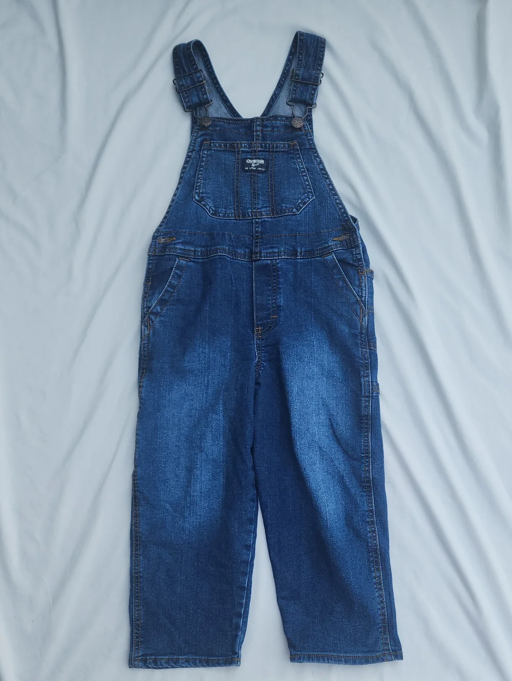 Osh Kosh Bgosh Size 5t Dark Wash Denim Overalls